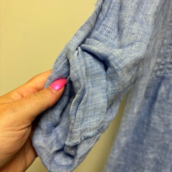 Saint Tropez West 100% Linen Top - Picture 4 of 11